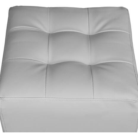 ΣΚΑΜΠΩ 37Χ37Χ35εκ ΜΕ PU ΛΕΥΚΟ PUNK HM264.02