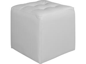 ΣΚΑΜΠΩ 37Χ37Χ35εκ ΜΕ PU ΛΕΥΚΟ PUNK HM264.02