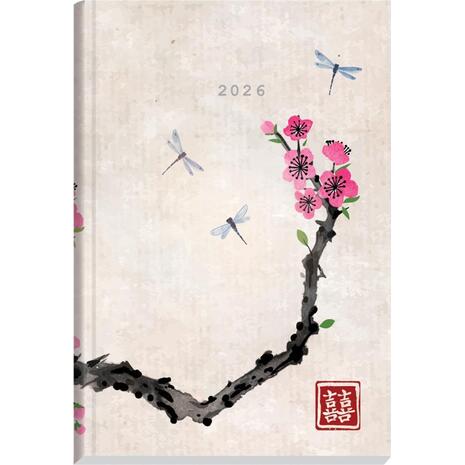 Ημερολόγιο ημερήσιο Next 2026 Trends Japan Art δετό 14x21εκ.