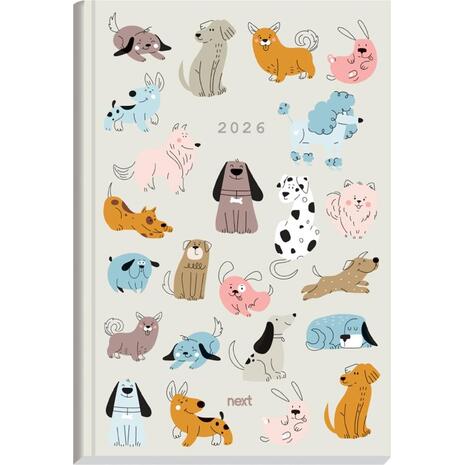 Ημερολόγιο ημερήσιο Next 2026 Trends Dogs δετό 14x21εκ.