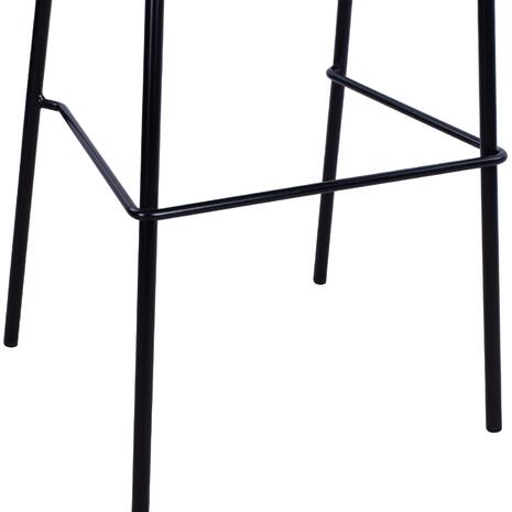 ΣΚΑΜΠΟ VINCENT HM9298.10 ΜΕΣΑΙΟΥ ΥΨΟΥΣ ΓΚΡΙ  ΜΕ ΜΕΤΑΛΛΙΚΑ ΠΟΔΙΑ 47x51x96 εκ. (σετ 4 τεμαχίων)