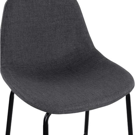 ΣΚΑΜΠΟ VINCENT HM9298.10 ΜΕΣΑΙΟΥ ΥΨΟΥΣ ΓΚΡΙ  ΜΕ ΜΕΤΑΛΛΙΚΑ ΠΟΔΙΑ 47x51x96 εκ. (σετ 4 τεμαχίων)