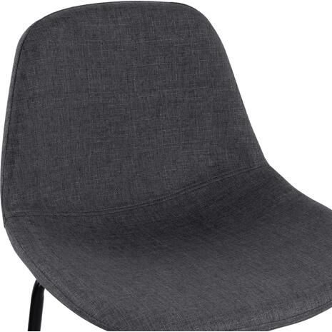 ΣΚΑΜΠΟ VINCENT HM9298.10 ΜΕΣΑΙΟΥ ΥΨΟΥΣ ΓΚΡΙ  ΜΕ ΜΕΤΑΛΛΙΚΑ ΠΟΔΙΑ 47x51x96 εκ. (σετ 4 τεμαχίων)