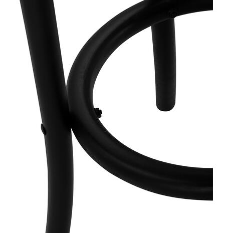 ΣΚΑΜΠΟ ΞΥΛΙΝΟ FAYE ΑΠΟ ΟΞΙΑ ΜΑΥΡΟ ΜΕ ΨΑΘΑ Φ36Χ70 HM8751.02