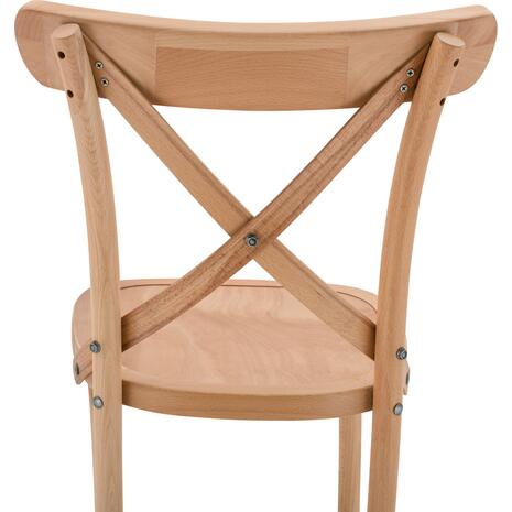 ΣΚΑΜΠΟ ΜΕΣ.ΥΨΟΥΣ GIOLIANA HM8750.01 ΑΠΟ ΟΞΙΑ ΦΥΣΙΚΟ ΜΕ PLYWOOD ΚΑΘΙΣΜΑ 46x46x101Υ εκ.