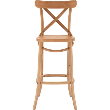 ΣΚΑΜΠΟ ΜΕΣ.ΥΨΟΥΣ GIOLIANA HM8750.01 ΑΠΟ ΟΞΙΑ ΦΥΣΙΚΟ ΜΕ PLYWOOD ΚΑΘΙΣΜΑ 46x46x101Υ εκ.