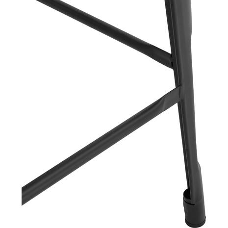 ΣΚΑΜΠΟ ΜΕΣΑΙΟΥ ΥΨΟΥΣ ΜΕΤΑΛΛΙΚΟ MELITA ΜΕ ΠΛΑΤΗ ΣΕ ΜΑΥΡΟ ΜΑΤ HM8574.32 42x42x89,5Υ εκ.