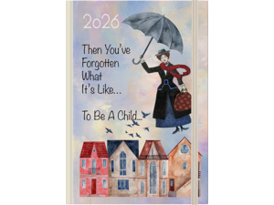 Ημερολόγιο ημερήσιο 2026 Linardatos Fancy με λάστιχο 14x21cm (62063-A)