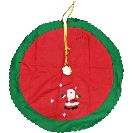 Ποδιά δέντρου σχέδια ραμμένα Xmasfest Φ85cm (93-318)