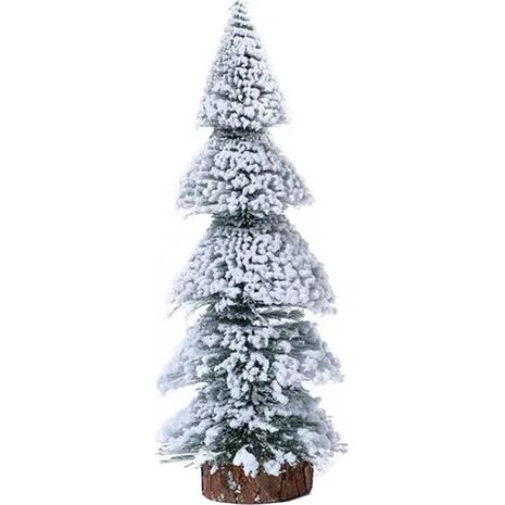 Χιονισμένο έλατο διακοσμητικό Υ25xØ8εκ.