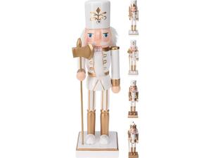 Καρυοθραύστης λευκος-χρυσός Υ25x9x6εκ. (διάφορα σχέδια)