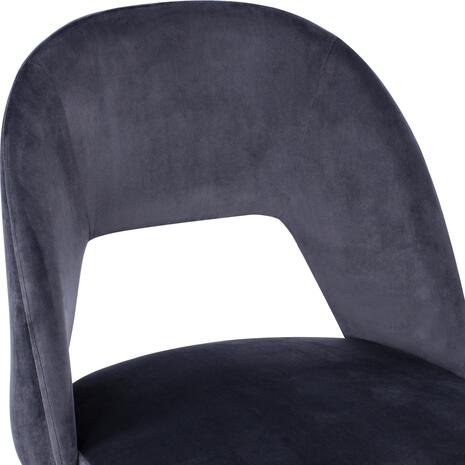 ΣΚΑΜΠΟ ΜΠΑΡ HARPER HM8526.01 ΒΕΛΟΥΔΟ ΓΚΡΙ ΜΕ ΜΕΤΑΛΛΙΚΟ ΣΚΕΛΕΤΟ 50Χ51Χ111Υ εκ. (σετ 2 τεμαχίων)