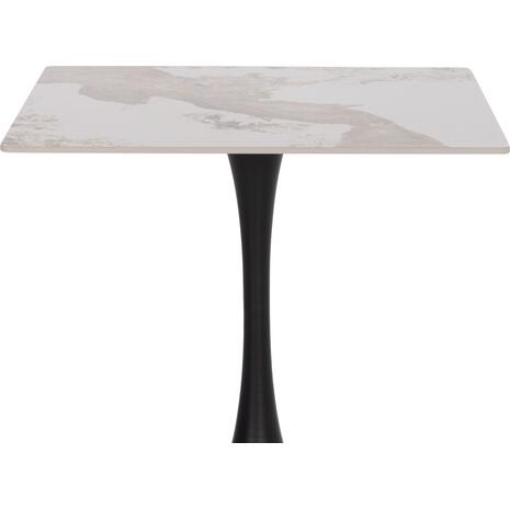 ΤΡΑΠΕΖΙ ΤΡΑΠΕΖΑΡΙΑΣ TETRAN HM18315.02 ΒΑΣΗ ΜΑΥΡΗ--SINTERED STONE PANDORA 80x80x73Υεκ