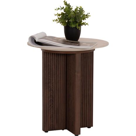 ΤΡΑΠΕΖΙ ΒΟΗΘΗΤΙΚΟ SKY HM18330 ΚΕΡΑΜΙΚΟ TOP ΟΨΗ ΤΡΑΒΕΡΤΙΝΑΣ-MDF ΒΑΣΗ ΚΑΦΕ Φ45x50Υεκ.