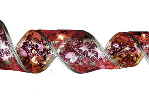 Φωτιζόμενη γιρλάντα χριστουγεννιάτικη κόκκινη 5εκ. x 5μ.