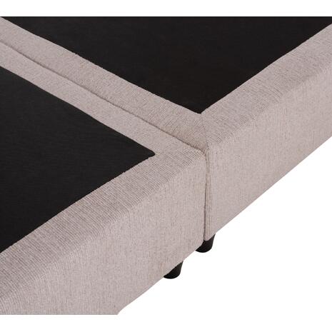 ΚΡΕΒΑΤΙ MILO HM616.32 ΜΠΕΖ ΥΦΑΣΜΑ ΓΙΑ ΣΤΡΩΜΑ 160x200εκ