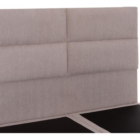 ΚΡΕΒΑΤΙ MILO HM616.32 ΜΠΕΖ ΥΦΑΣΜΑ ΓΙΑ ΣΤΡΩΜΑ 160x200εκ