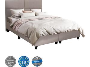 ΚΡΕΒΑΤΙ MILO HM616.32 ΜΠΕΖ ΥΦΑΣΜΑ ΓΙΑ ΣΤΡΩΜΑ 160x200εκ