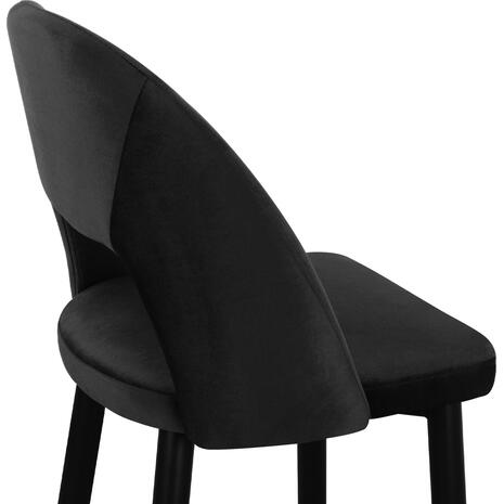 ΣΚΑΜΠΟ ΜΠΑΡ HARPER HM8526.04 ΒΕΛΟΥΔΟ ΜΑΥΡΟ ΜΕ ΜΕΤΑΛΛΙΚΟ ΣΚΕΛΕΤΟ 50Χ51Χ111Υ εκ. (σετ 2 τεμαχίων)