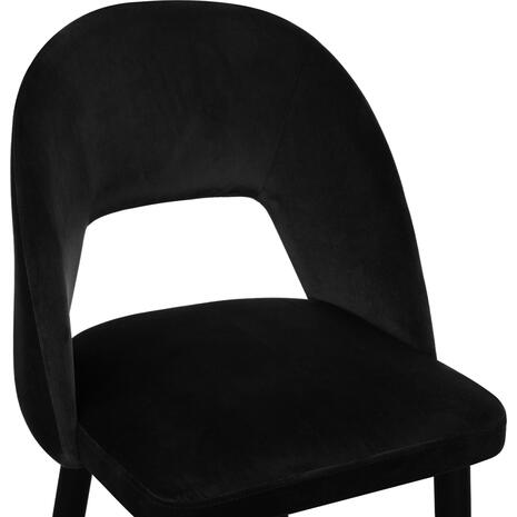 ΣΚΑΜΠΟ ΜΠΑΡ HARPER HM8526.04 ΒΕΛΟΥΔΟ ΜΑΥΡΟ ΜΕ ΜΕΤΑΛΛΙΚΟ ΣΚΕΛΕΤΟ 50Χ51Χ111Υ εκ. (σετ 2 τεμαχίων)