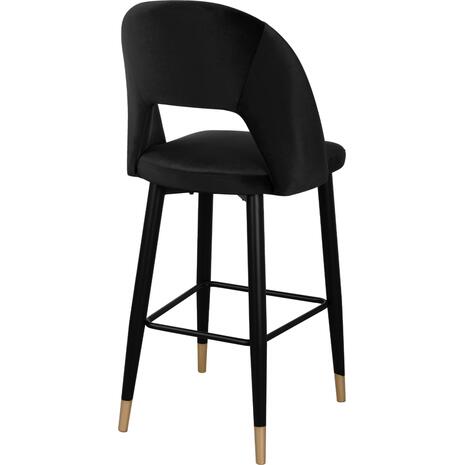 ΣΚΑΜΠΟ ΜΠΑΡ HARPER HM8526.04 ΒΕΛΟΥΔΟ ΜΑΥΡΟ ΜΕ ΜΕΤΑΛΛΙΚΟ ΣΚΕΛΕΤΟ 50Χ51Χ111Υ εκ. (σετ 2 τεμαχίων)