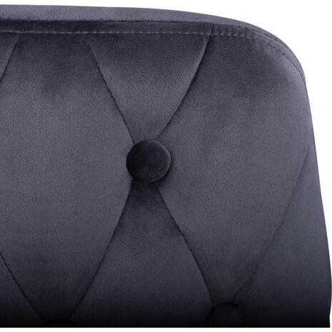 ΣΚΑΜΠΟ ΜΠΑΡ SERENITY HM8519.01 ΑΠΟ ΒΕΛΟΥΔΟ ΓΚΡΙ ΜΕ ΜΕΤΑΛΛΙΚΟ ΣΚΕΛΕΤΟ 51Χ57Χ110Υ εκ. (σετ 2 τεμαχίων)