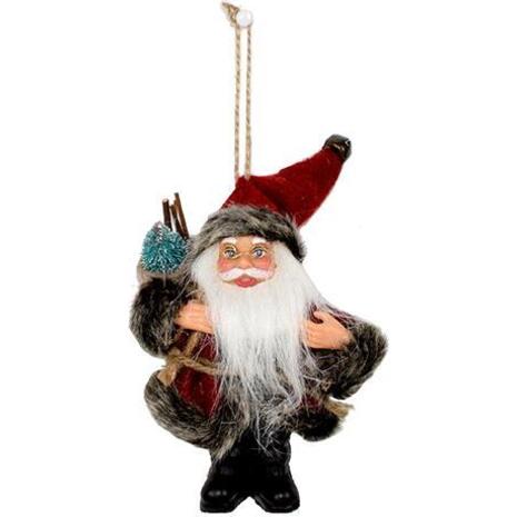 Χριστουγεννιάτικο στολίδι "Αγιος Βασίλης" 12,5εκ.