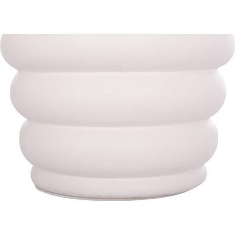 ΣΚΑΜΠΟ PUFFAT HM18172.02 FIBER CEMENT ΛΕΥΚΟ- ΞΥΛΟ TEAK TOP Φ45x46Υεκ.