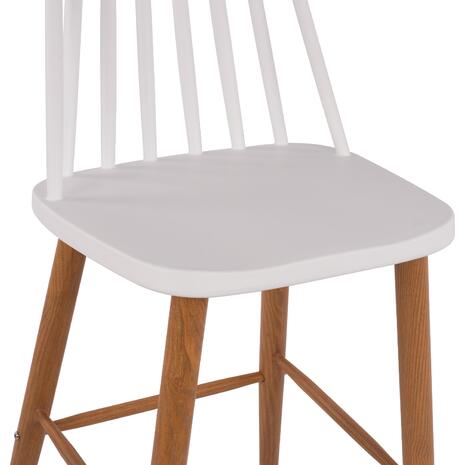 ΣΚΑΜΠΟ ΜΠΑΡ HM8459.01 VANESSA ΣΕ ΛΕΥΚΟ ΧΡΩΜΑ 43x49x107 εκ. (σετ 2 τεμαχίων)