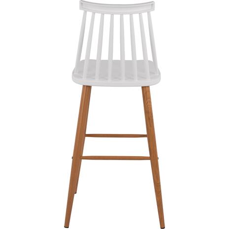 ΣΚΑΜΠΟ ΜΠΑΡ HM8459.01 VANESSA ΣΕ ΛΕΥΚΟ ΧΡΩΜΑ 43x49x107 εκ. (σετ 2 τεμαχίων)