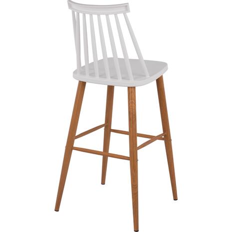 ΣΚΑΜΠΟ ΜΠΑΡ HM8459.01 VANESSA ΣΕ ΛΕΥΚΟ ΧΡΩΜΑ 43x49x107 εκ. (σετ 2 τεμαχίων)