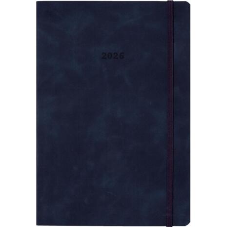 Ημερολόγιο ημερήσιο Next Cuba 2026 flex με λάστιχο 14x21εκ. Μπλε (02438-38)