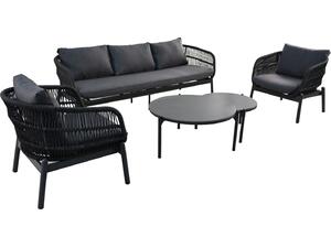 ΣΕΤ ΣΑΛΟΝΙ ΕΞ.ΧΩΡΟΥ 5ΤΜΧ MEMFIS HM6470.01 ΑΛΟΥΜΙΝΙΟ-ΣΧΟΙΝΙ-ΚΕΡΑΜΙΚΟ TOP---ΓΚΡΙ