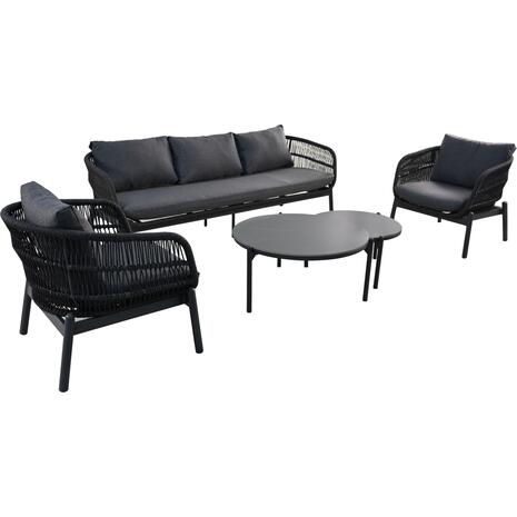 ΣΕΤ ΣΑΛΟΝΙ ΕΞ.ΧΩΡΟΥ 5ΤΜΧ MEMFIS HM6470.01 ΑΛΟΥΜΙΝΙΟ-ΣΧΟΙΝΙ-ΚΕΡΑΜΙΚΟ TOP---ΓΚΡΙ