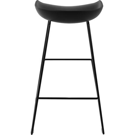 ΣΚΑΜΠΟ ΜΕΤΑΛΛΙΚΟ NAILA HM8450.02 ΜΕ ΚΑΘΙΣΜΑ PP ΜΑΥΡΟ 47x47x83 εκ. (σετ 2 τεμαχίων)