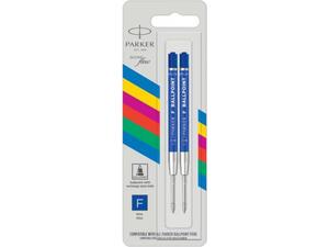 Ανταλλακτικά στυλό Parker P SD Economy Refill Ballpen Fine BL2 μπλε (συσκ.2τεμ) (Μπλε)