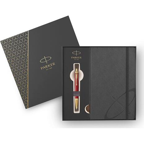 Σετ δώρου Parker prm red GTBP + notebook (Κόκκινο)