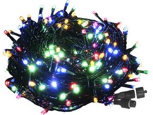 100 Λαμπάκια LED Πολύχρωμα σε Σειρά με Επέκταση & Προγράμματα IP44 5m (δεν Περιέχεται ο Μετασχηματιστής)