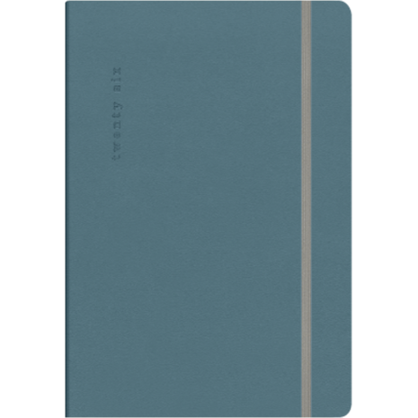 Ημερολόγιο ημερήσιο The Writing Fields Desires 4400 14x21cm 2026 με λάστιχο soft εξώφυλλο Sky Blue