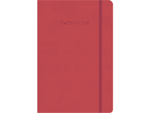 Ημερολόγιο ημερήσιο The Writing Fields Wonders 4700 17x24cm 2026 βελούδινη υφή με λάστιχο κόκκινο