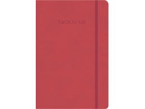 Ημερολόγιο ημερήσιο The Writing Fields Wonders 4700 14x21cm 2026 βελούδινη υφή με λάστιχο κόκκινο