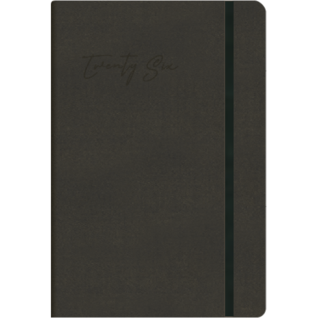 Ημερολόγιο ημερήσιο The Writing Fields Elegant Soft 1070B 17x24cm 2026 με λάστιχο εξώφυλλο ανάγλυφη αίσθηση μαύρο