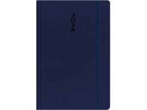 Ημερολόγιο εβδομαδιαίο TWF 2026 All Times 320 ημιεύκαμπτο με λάστιχο 16,6x23,8cm Μπλε