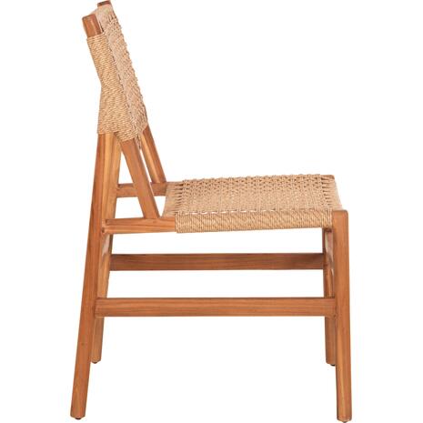 ΚΑΡΕΚΛΑ ΤΡΑΠΕΖΑΡΙΑΣ DINIZ HM6554 ΞΥΛΟ TEAK ΦΥΣΙΚΟ--ΣΥΝΘ.ΣΧΟΙΝΙ 48x60x84Υεκ.