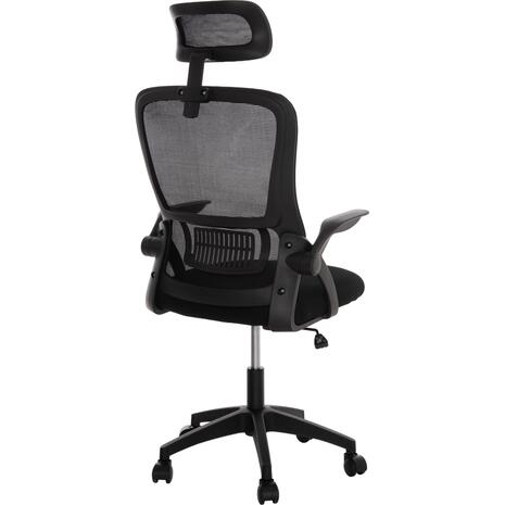 ΚΑΡΕΚΛΑ ΓΡΑΦΕΙΟΥ BLAZER HM1205.01 ΜΑΥΡΟ MESH-ΜΑΥΡΟΣ ΣΚΕΛΕΤΟΣ NYLON 60,5x47x85,5Υεκ.