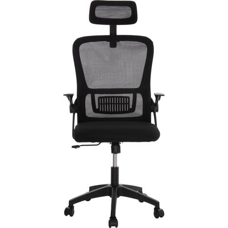 ΚΑΡΕΚΛΑ ΓΡΑΦΕΙΟΥ BLAZER HM1205.01 ΜΑΥΡΟ MESH-ΜΑΥΡΟΣ ΣΚΕΛΕΤΟΣ NYLON 60,5x47x85,5Υεκ.