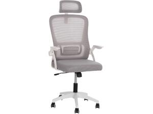 ΚΑΡΕΚΛΑ ΓΡΑΦΕΙΟΥ BLAZER HM1205.02 ΓΚΡΙ MESH-ΛΕΥΚΟΣ ΣΚΕΛΕΤΟΣ NYLON 60,5x47x85,5Υεκ.