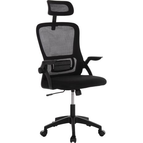 ΚΑΡΕΚΛΑ ΓΡΑΦΕΙΟΥ BLAZER HM1205.01 ΜΑΥΡΟ MESH-ΜΑΥΡΟΣ ΣΚΕΛΕΤΟΣ NYLON 60,5x47x85,5Υεκ.