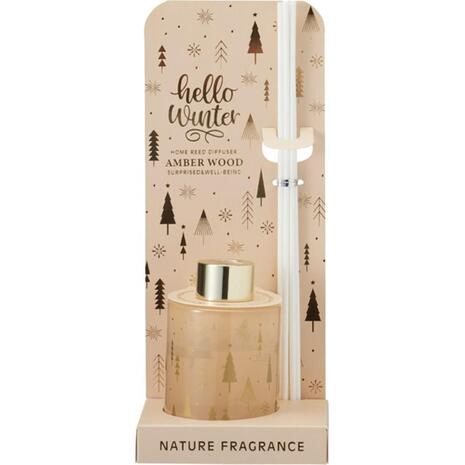 Αρωματικό χώρου diffuser Χριστουγεννιάτικο Amber Wood 100ml.