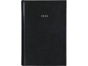 Ημερολόγιο ημερήσιο δετό Next Skin 2026 17x25cm μαύρο